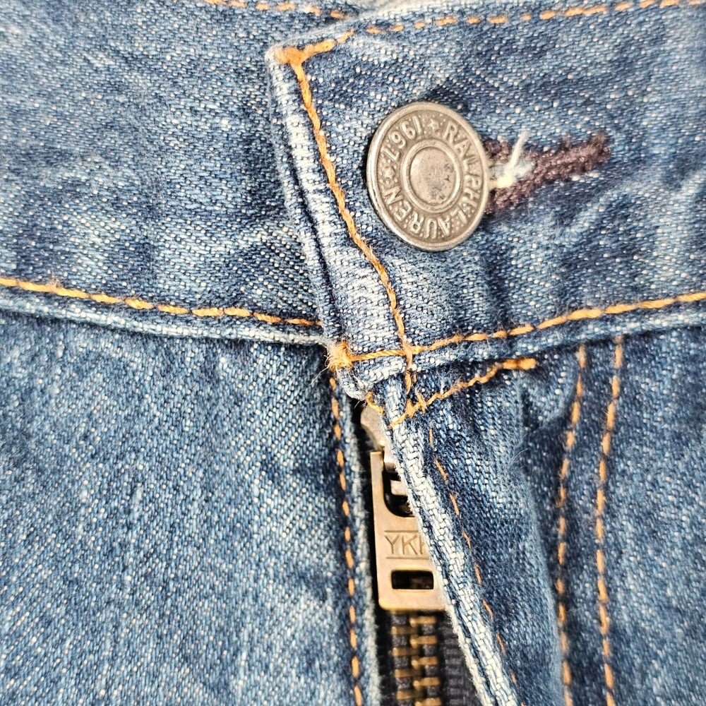 Polo Ralph Lauren Classic 867 Stratford Jeans Men 36x30 Straight Blue RL Logo - Picture 6 of 14